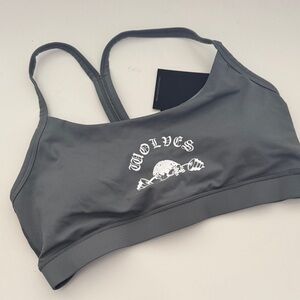 Gray Women's Sports Bra